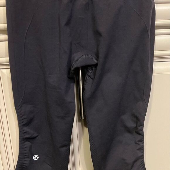 Lululemon Wunder Under Crop Hi-Rise Legging Black 4 - Picture 4 of 8